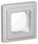 IEK FLITE Рамка 1-местная IP55 Рпро-1-55-ФлА алюминий IEK, FI-M10-32-55-K47
