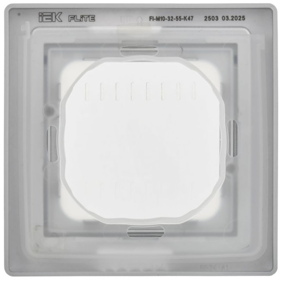 IEK FLITE Рамка 1-местная IP55 Рпро-1-55-ФлА алюминий IEK, FI-M10-32-55-K47