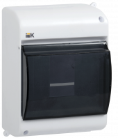 KREPTA 3 Корпус пластиковый КМПн 2/4 IP30 белый IEK, MKP42-N-04-30-12