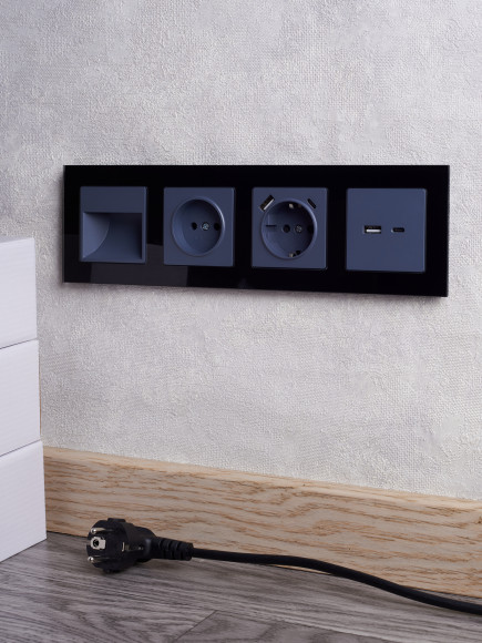 IEK BRITE Подсветка светодиодная встраиваемая ПЛ20-БрМ маренго , BR-FL20-K35