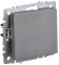 IEK BRITE Выключатель 1-клавишный проходной с индикацией 10А ВС10-1-7-БрС сталь IEK, BR-V12-1-10-K46 IEK BRITE Выключатель 1-клавишный проходной с индикацией 10А ВС10-1-7-БрС сталь IEK, BR-V12-1-10-K46