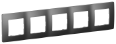 IEKETIKA Рамка 5-местная 6725851 антрацит IEK