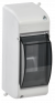 IEK KREPTA 3 Корпус пластиковый КМПн 2/2 IP30 белый IEK, MKP42-N-02-30-20