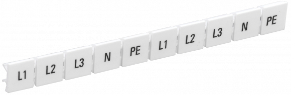 IEK Маркеры для КПИ-10мм2 с символами "L1, L2, L3, N, PE" IEK, YZN11M-010-K00-A