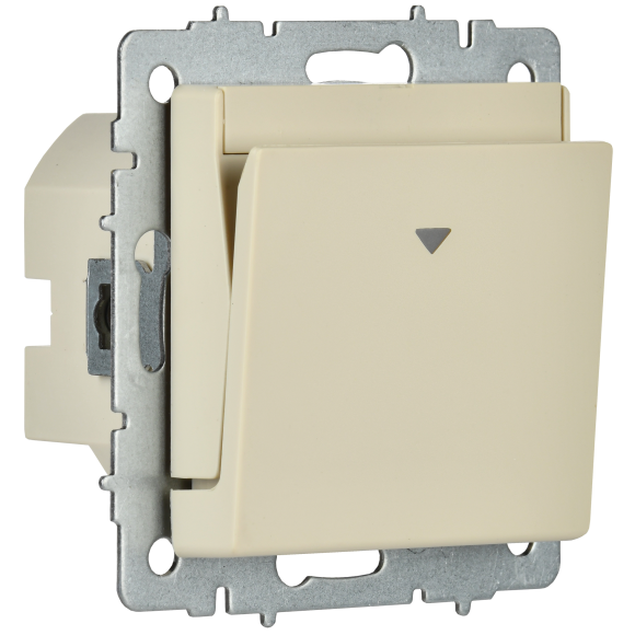 IEK BRITE Выключатель карточный 30А ВС10-1-8-БрКр бежевый , BR-V11-0-10-K10