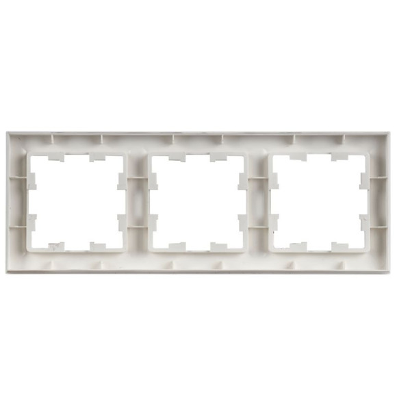 IEK BRITE Рамка 3-местная РУ-3-БрАБ арктический белый IEK, BR-M32-K91 IEK BRITE Рамка 3-местная РУ-3-БрАБ арктический белый IEK, BR-M32-K91
