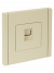 IEK FORTE&PIANO Розетка компьютерная RJ45 кат.6 FP431 ваниль , FP-K10-2-K10
