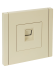 IEK FORTE&PIANO Розетка компьютерная RJ45 кат.6 FP431 ваниль , FP-K10-2-K10