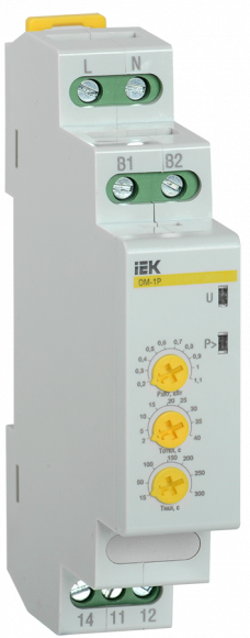 IEK Ограничитель мощности ОМ-1P 8А 230В IEK, MOM10-1-008