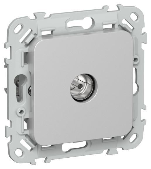 IEK FLITE Розетка TV экранированная оконечная тип M РТВм-1-1-1-ФлА алюминий IEK, FI-A13-O-K47