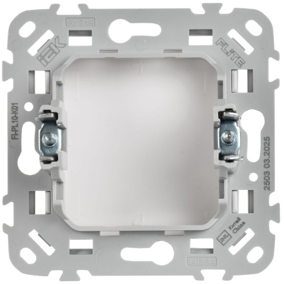 IEK FLITE Заглушка с суппортом ЗГ-ФлБ белый IEK, FI-PL10-K01