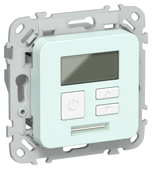 IEK FLITE Термостат электронный с дисплеем 16А Т-ФлХЛ холодный лед IEK, FI-RT11-K94