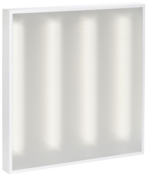 IEK LIGHTING PRO Светильник светодиодный ДВО 2001 45Вт 5000К IP40 588х588мм Грильято призма IEK, LTP-DVO0-2001-45-50-K01