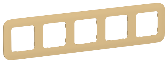 IEK FLITE Рамка 5-местная РУ-5-А-ФлШм шамуа IEK, FI-M52-31-20-K89