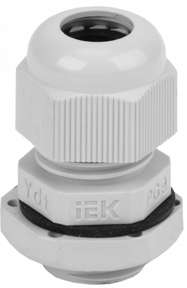 IEK Сальник PG 9 диаметр проводника 6-7мм IP54 IEK, YSA20-08-09-54-K41