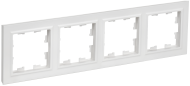 BRITE Рамка 4-местная РУ-4-БрАБ арктический белый , BR-M42-K91