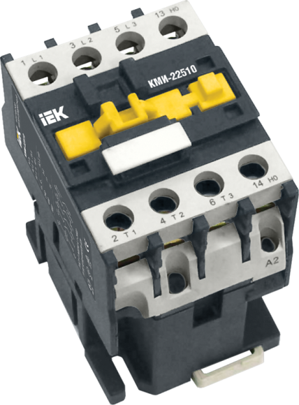 IEK Контактор КМИ-22510 25А 230В/АС3 1NO IEK, KKM21-025-230-10