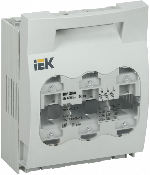 IEK Предохранитель-выключатель-разъединитель 250А IEK, SRP-20-3-250