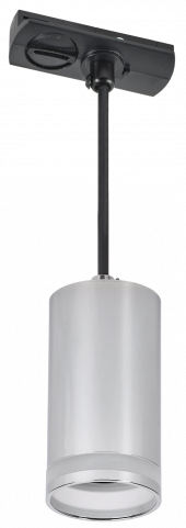 LIGHTING Светильник 4117 декоративный трековый подвесной под лампу GU10 хром IEK, LT-UCB0-4117-GU10-1-K23