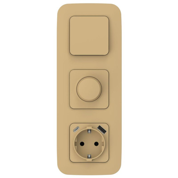 IEK FLITE Светорегулятор проходной TRIAC 550Вт СС26-5-12-ФлШм шамуа IEK, FI-D23-0550-P-K89