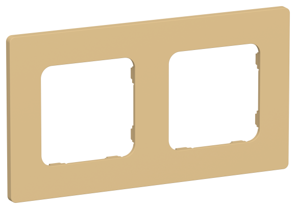 IEK FLITE Рамка 2-местная РУ-2-К-ФлШм шамуа IEK, FI-M22-32-20-K89