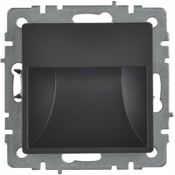 IEK BRITE Подсветка светодиодная встраиваемая ПЛ20-БрЧ черный , BR-FL20-K02