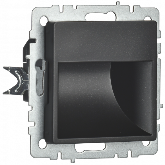 IEK BRITE Подсветка светодиодная встраиваемая ПЛ20-БрЧ черный , BR-FL20-K02