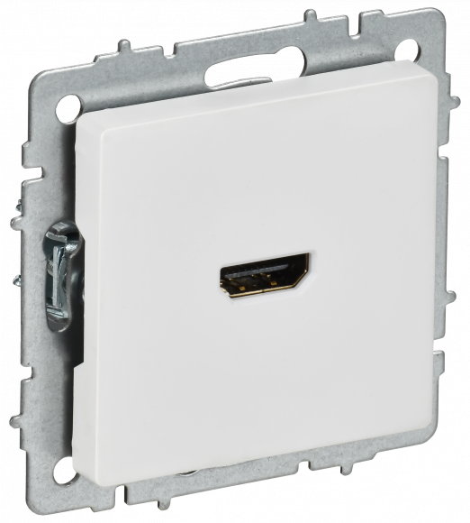 IEK BRITE Розетка HDMI РHDMI-0-БрАБ арктический белый , BR-H10-K91