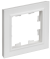 IEK BRITE Рамка 1-местная РУ-1-БрАБ арктический белый , BR-M12-K91