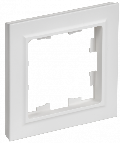 IEK BRITE Рамка 1-местная РУ-1-БрАБ арктический белый , BR-M12-K91