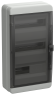 IEK TEKFOR Корпус пластиковый КМПн-36 IP65 черная прозрачная дверь IEK, TF5-KP72-N-36-65-K03-K02