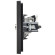 IEK FORTE&PIANO Розетка двойная TV+RJ45 кат.5E FP636M металл шампань IEK, FP-AK20-1-M-K37