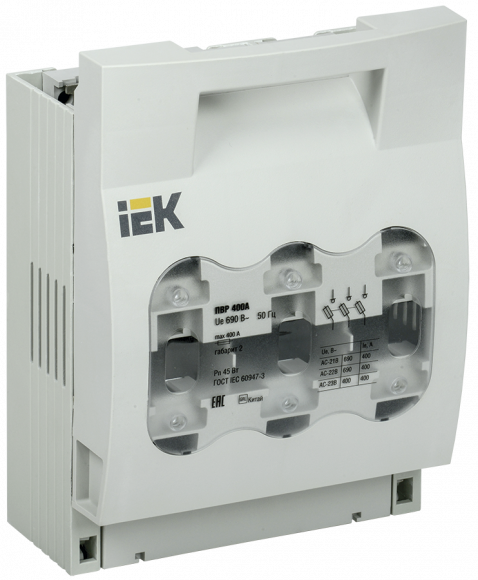 IEK Предохранитель-выключатель-разъединитель 400А IEK, SRP-30-3-400
