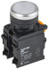 IEK Кнопка d=22мм 1NO+1NC белая MASTER IEK, MI-BT60-11-3-22-K01