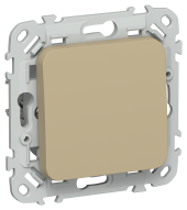 FLITE Выключатель 1-клавишный перекрестный 10А ВС71-1-0-ФлХ хаки IEK, FI-V13-0-10-K59