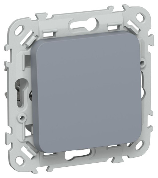 IEK FLITE Выключатель 1-клавишный кнопочный 10А ВС11-2-0-ФлМ маренго IEK, FI-V14-0-10-1-K35