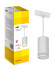 IEK LIGHTING Светильник 4117 декоративный трековый подвесной под лампу GU10 белый IEK, LT-UCB0-4117-GU10-1-K01