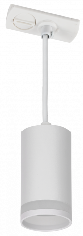 LIGHTING Светильник 4117 декоративный трековый подвесной под лампу GU10 белый IEK, LT-UCB0-4117-GU10-1-K01