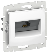 IEKVALENA Розетка компьютерная RJ45 категория 5Е UTP 6942861 белый IEK