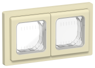 FLITE Рамка 2-местная IP55 Рпро-2-55-ФлН навахо IEK, FI-M20-32-55-K87