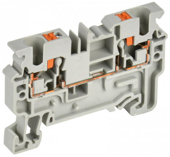 IEK Колодка клеммная CP 4мм2 серая IEK, YCT20-00-K03-004