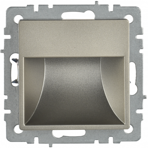 IEK BRITE Подсветка светодиодная встраиваемая ПЛ20-БрШ шампань , BR-FL20-K37