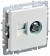 IEK BRITE Розетка двойная TV+RJ45 кат.5E РТВ/РК12-БрЖ жемчуг , BR-AK20-1-K36