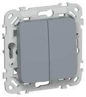 FLITE Выключатель жалюзи с блокировкой 10А ВЖ42-2-0-ФлМ маренго IEK, FI-V15-0-10-K35