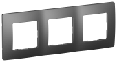 IEKETIKA Рамка 3-местная 6725831 антрацит IEK