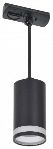 LIGHTING Светильник 4117 декоративный трековый подвесной под лампу GU10 черный IEK, LT-UCB0-4117-GU10-1-K02