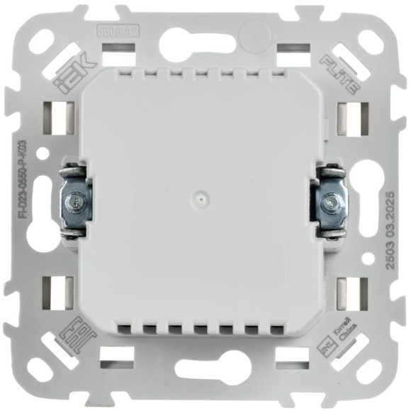 IEK FLITE Светорегулятор проходной TRIAC 550Вт СС26-5-12-ФлС серый IEK, FI-D23-0550-P-K03