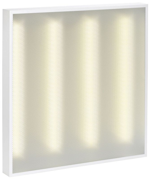 IEK LIGHTING PRO Светильник светодиодный ДВО 2001 40Вт 3000К IP40 588х588мм Грильято призма IEK, LTP-DVO0-2001-40-30-K01