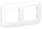 FLITE Рамка 2-местная РУ-2-А-ФлБ белый IEK, FI-M22-31-20-K01