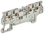 Колодка клеммная CP-MC 4 вывода 1,5мм2 серая IEK, YCT22-00-4-K03-001